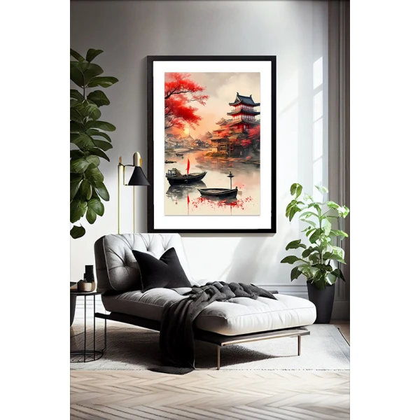 Apus Oriental - Tablou peisaj Apus Oriental - Tablou peisaj