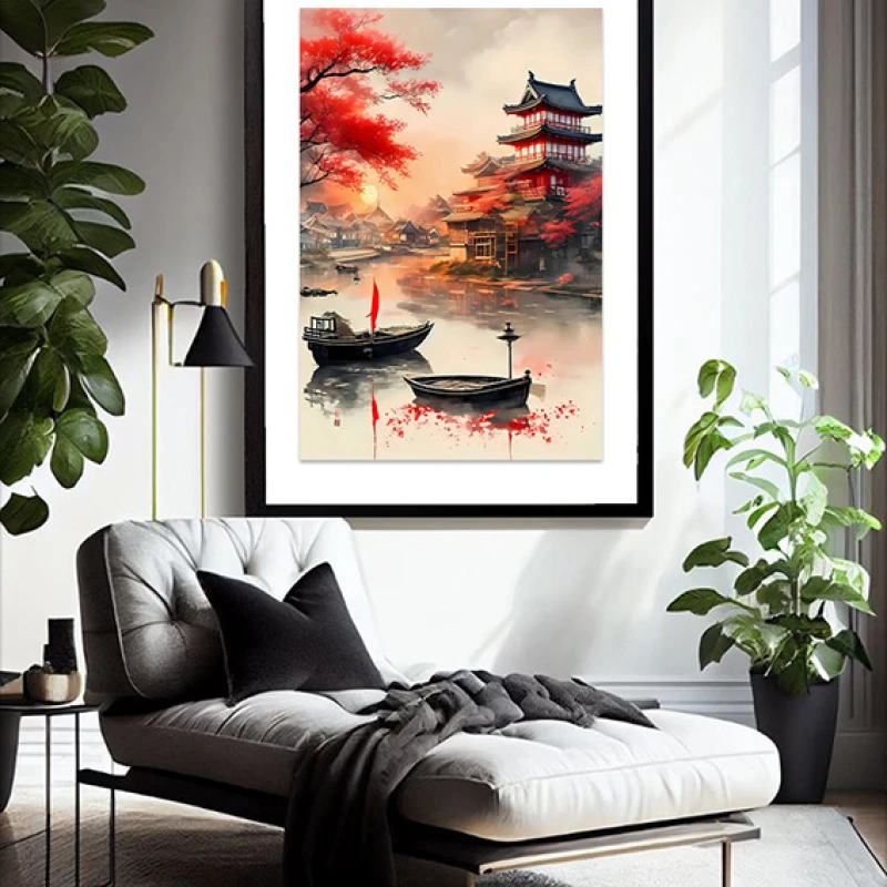 Apus Oriental - Tablou peisaj