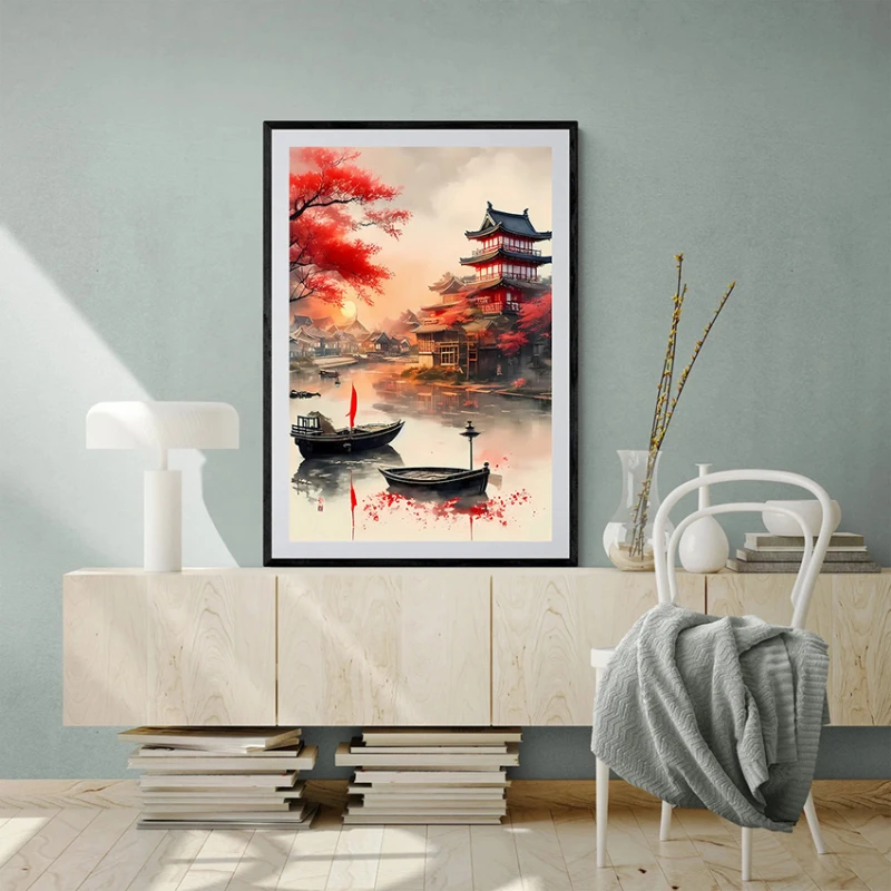 Apus Oriental - Tablou peisaj