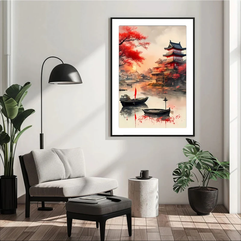 Apus Oriental - Tablou peisaj