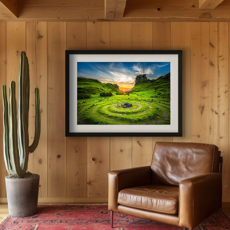 Sanctuarul Verde - Tablou peisaj Sanctuarul Verde - Tablou peisaj