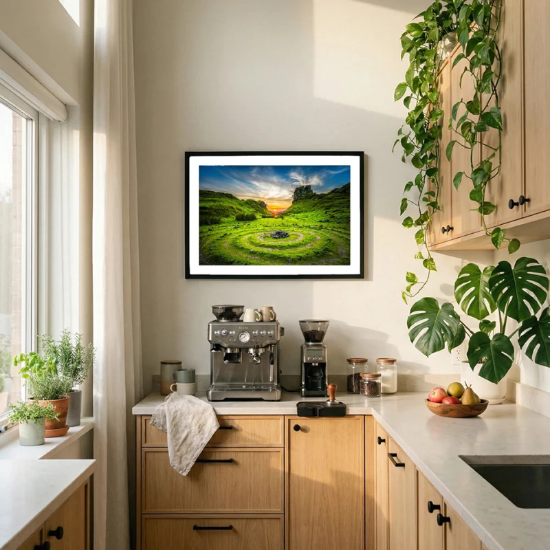 Sanctuarul Verde - Tablou peisaj Sanctuarul Verde - Tablou peisaj