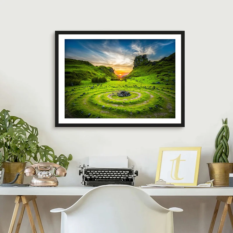 Sanctuarul Verde - Tablou peisaj Sanctuarul Verde - Tablou peisaj