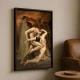 Tablou Bouguereau - Dante și Virgil, tablou reproducere inspirație romantică pentru interior premium