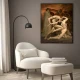 Tablou Bouguereau - Dante și Virgil, tablou reproducere inspirație romantică pentru interior premium