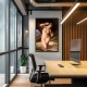 Tablou Bouguereau - Femeie cu scoică, tablou inramat reproducere premium pentru interior sofisticat Tablou Bouguereau - Femeie cu scoică, tablou inramat reproducere premium pentru interior sofisticat