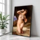 Tablou Bouguereau - Femeie cu scoică, tablou inramat reproducere premium pentru interior sofisticat Tablou Bouguereau - Femeie cu scoică, tablou inramat reproducere premium pentru interior sofisticat