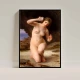 Tablou Bouguereau - Femeie cu scoică, tablou inramat reproducere premium pentru interior sofisticat Tablou Bouguereau - Femeie cu scoică, tablou inramat reproducere premium pentru interior sofisticat