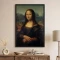 Tablou Leonardo da Vinci - Mona Lisa, tablou inramat design clasic pentru spații luminoase