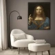Tablou Leonardo da Vinci - Salvator Mundi, tablou inramat premium inspirat din mari pictori clasici Tablou Leonardo da Vinci - Salvator Mundi, tablou inramat premium inspirat din mari pictori clasici