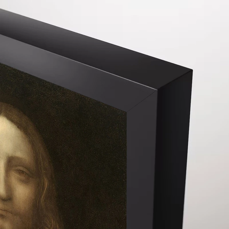 Tablou Leonardo da Vinci - Salvator Mundi, tablou inramat premium inspirat din mari pictori clasici Tablou Leonardo da Vinci - Salvator Mundi, tablou inramat premium inspirat din mari pictori clasici