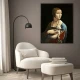 Tablou Leonardo da Vinci - Doamna cu Hermină, tablou inramat inspirat din arta clasică europeană