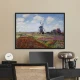 Tablou Monet - Câmpuri de lalele la moara de vânt din Rijnsburg, tablou inramat fine art decor Tablou Monet - Câmpuri de lalele la moara de vânt din Rijnsburg, tablou inramat fine art decor
