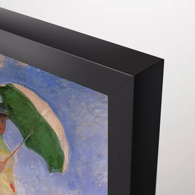 Tablou Monet - Femeie cu umbrelă, tablou înrămat decor artistic premium pentru living și dining contemporan