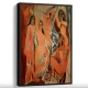 Tablou Pablo Picasso - Domnișoarele din Avignon, tablou reproducere dupa piatra de temelie a cubismului avantgardist Tablou Pablo Picasso - Domnișoarele din Avignon, tablou reproducere dupa piatra de temelie a cubismului avantgardist