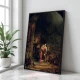 Tablou Rembrandt - Vizita, tablou reproducere pentru spatii pline de eleganță Tablou Rembrandt - Vizita, tablou reproducere pentru spatii pline de eleganță