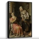 Tablou Rembrandt - Tobit și Ana cu iedul, tablou reproducere, notă de rafinament clasic Tablou Rembrandt - Tobit și Ana cu iedul, tablou reproducere, notă de rafinament clasic