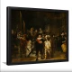Tablou Rembrandt - Rondul de noapte, tablou reproducere pentru livinguri spațioase, birouri elegante sau holuri primitoare Tablou Rembrandt - Rondul de noapte, tablou reproducere pentru livinguri spațioase, birouri elegante sau holuri primitoare
