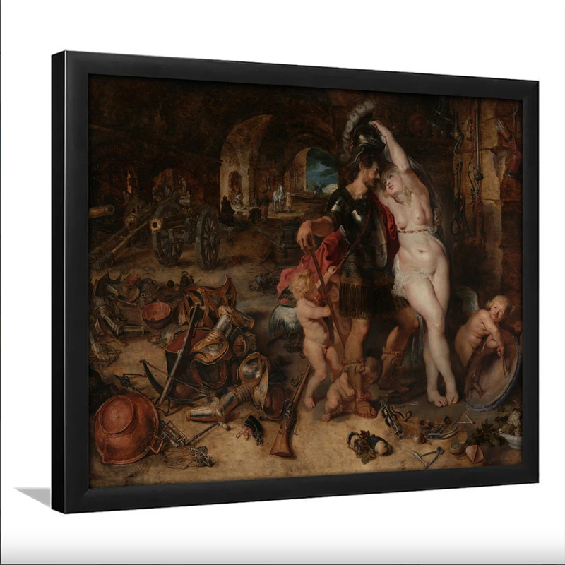 Tablou Rubens - Marte dezarmat de Venus, tablou reproducere înrămat cadou memorabil pentru casă nouă sau pentru un birou Tablou Rubens - Marte dezarmat de Venus, tablou reproducere înrămat cadou memorabil pentru casă nouă sau pentru un birou