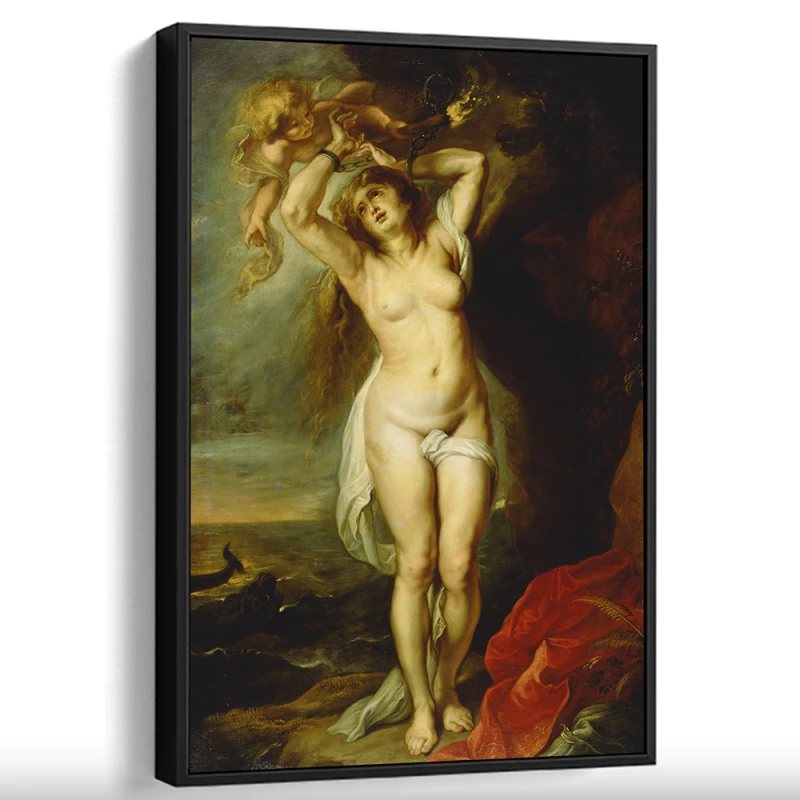 Tablou Rubens - Andromeda, tablou reproducere înrămat transformă instantaneu atmosfera din living, birou sau dormitor Tablou Rubens - Andromeda, tablou reproducere înrămat transformă instantaneu atmosfera din living, birou sau dormitor