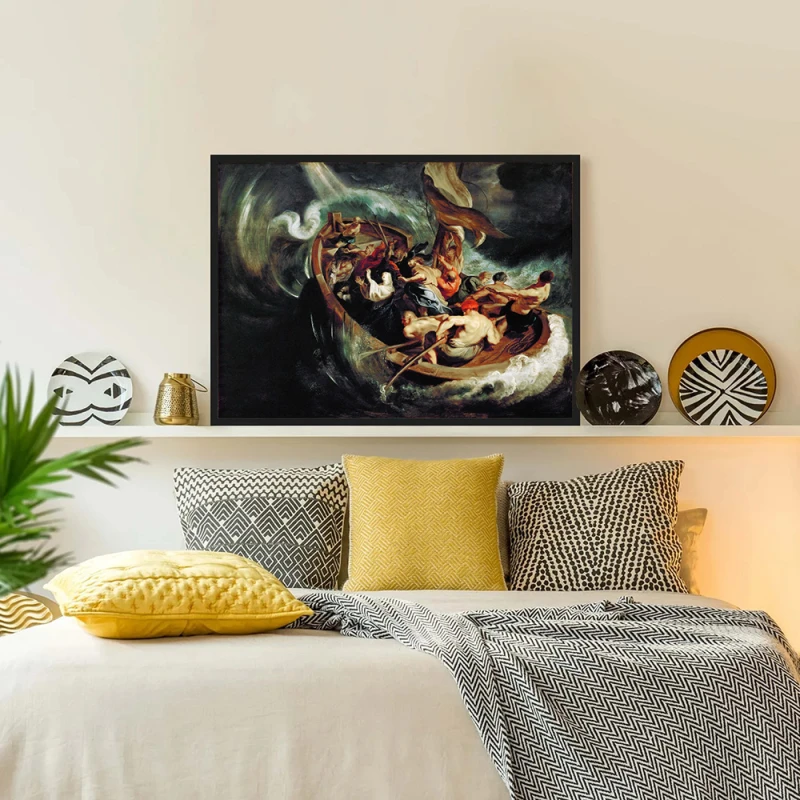 Tablou Rubens - Miracolul Sfintei Walburga, tablou reproducere înrămat pentru living, birou, dormitor sau hol Tablou Rubens - Miracolul Sfintei Walburga, tablou reproducere înrămat pentru living, birou, dormitor sau hol