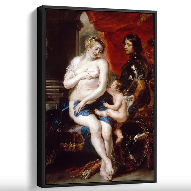 Tablou Rubens - Venus, Marte și Cupidon, tablou reproducere înrămat rafinament instant în livinguri, birouri elegante sau holuri spațioase Tablou Rubens - Venus, Marte și Cupidon, tablou reproducere înrămat rafinament instant în livinguri, birouri elegante sau holuri spațioase