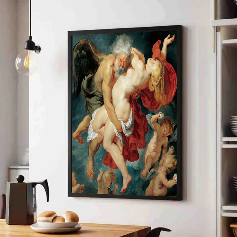 Tablou Rubens - Boreas răpind-o pe Oreithyia, tablou reproducere înrămat pentru livinguri elegante, birouri somptuoase, hoteluri sau holuri generoase Tablou Rubens - Boreas răpind-o pe Oreithyia, tablou reproducere înrămat pentru livinguri elegante, birouri somptuoase, hoteluri sau holuri generoase