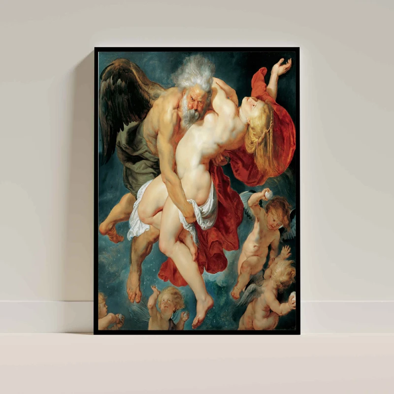 Tablou Rubens - Boreas răpind-o pe Oreithyia, tablou reproducere înrămat pentru livinguri elegante, birouri somptuoase, hoteluri sau holuri generoase Tablou Rubens - Boreas răpind-o pe Oreithyia, tablou reproducere înrămat pentru livinguri elegante, birouri somptuoase, hoteluri sau holuri generoase