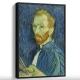 Tablou Vincent van Gogh - Autoportret din 1889, tablou reproducere înrămat un magnet de complimente pentru livingul, biroul sau dormitorul tău Tablou Vincent van Gogh - Autoportret din 1889, tablou reproducere înrămat un magnet de complimente pentru livingul, biroul sau dormitorul tău