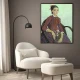 Tablou Vincent van Gogh - La Mousme, tablou reproducere înrămat atmosferă caldă pentru livingul, biroul sau dormitorul tău Tablou Vincent van Gogh - La Mousme, tablou reproducere înrămat atmosferă caldă pentru livingul, biroul sau dormitorul tău