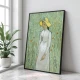 Tablou Vincent van Gogh - Fata în alb, tablou reproducere înrămat pentru livingul, biroul sau dormitorul tău Tablou Vincent van Gogh - Fata în alb, tablou reproducere înrămat pentru livingul, biroul sau dormitorul tău
