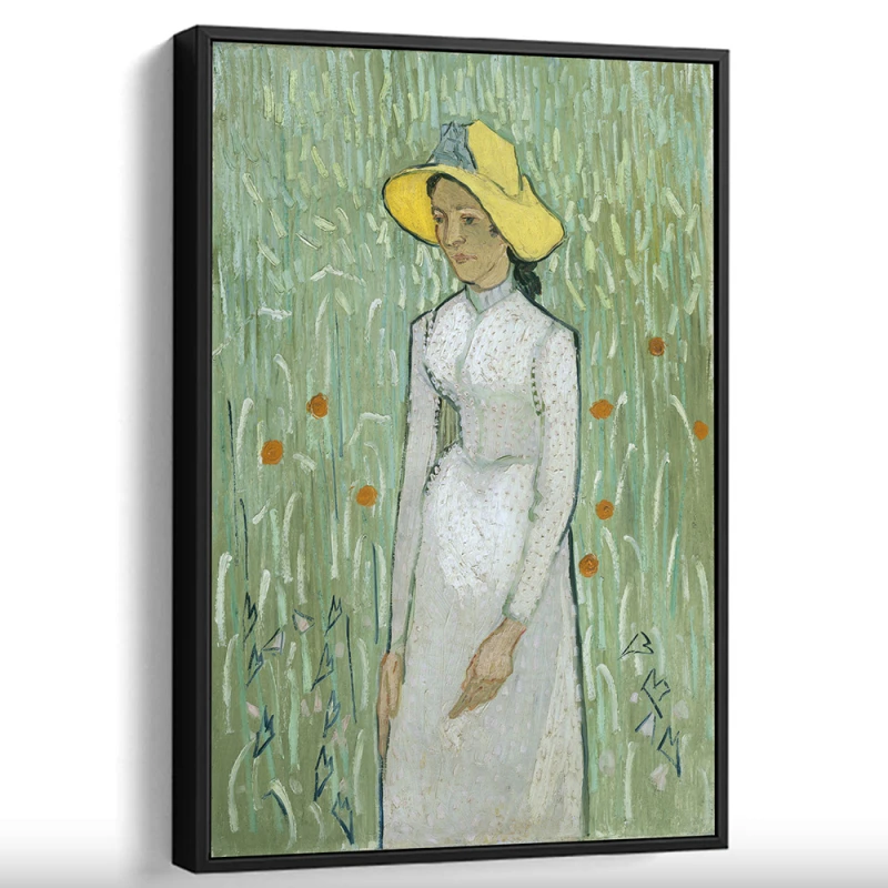 Tablou Vincent van Gogh - Fata în alb, tablou reproducere înrămat pentru livingul, biroul sau dormitorul tău Tablou Vincent van Gogh - Fata în alb, tablou reproducere înrămat pentru livingul, biroul sau dormitorul tău