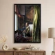 Tablou Vermeer - Fată citind o scrisoare la fereastră, tablou reproducere înrămat se potrivește perfect în livinguri clasice, birouri elegante, biblioteci sau holuri luminate Tablou Vermeer - Fată citind o scrisoare la fereastră, tablou reproducere înrămat se potrivește perfect în livinguri clasice, birouri elegante, biblioteci sau holuri luminate