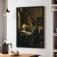 Tablou Vermeer - Astronomul, tablou reproducere înrămat pentru livinguri, birouri de lucru, cabinete private sau biblioteci Tablou Vermeer - Astronomul, tablou reproducere înrămat pentru livinguri, birouri de lucru, cabinete private sau biblioteci