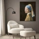 Tablou Vermeer - Fata cu cercel de perlă, tablou reproducere înrămat excelent în livinguri elegante, în birouri sofisticate sau în dormitoare relaxante Tablou Vermeer - Fata cu cercel de perlă, tablou reproducere înrămat excelent în livinguri elegante, în birouri sofisticate sau în dormitoare relaxante