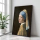 Tablou Vermeer - Fata cu cercel de perlă, tablou reproducere înrămat excelent în livinguri elegante, în birouri sofisticate sau în dormitoare relaxante Tablou Vermeer - Fata cu cercel de perlă, tablou reproducere înrămat excelent în livinguri elegante, în birouri sofisticate sau în dormitoare relaxante