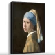 Tablou Vermeer - Fata cu cercel de perlă, tablou reproducere înrămat excelent în livinguri elegante, în birouri sofisticate sau în dormitoare relaxante Tablou Vermeer - Fata cu cercel de perlă, tablou reproducere înrămat excelent în livinguri elegante, în birouri sofisticate sau în dormitoare relaxante