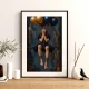 Tablou abstract înrămat - Vise Dezlantuite, pentru hol, birou sau living modern Tablou abstract înrămat - Vise Dezlantuite, pentru hol, birou sau living modern