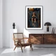 Tablou abstract înrămat - Vise Dezlantuite, pentru hol, birou sau living modern Tablou abstract înrămat - Vise Dezlantuite, pentru hol, birou sau living modern