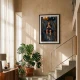 Tablou abstract înrămat - Vise Dezlantuite, pentru hol, birou sau living modern Tablou abstract înrămat - Vise Dezlantuite, pentru hol, birou sau living modern