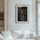 Tablou abstract înrămat - Vise Dezlantuite, pentru hol, birou sau living modern Tablou abstract înrămat - Vise Dezlantuite, pentru hol, birou sau living modern