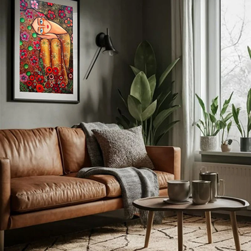 Confesiunea Culorilor - Tablou abstract