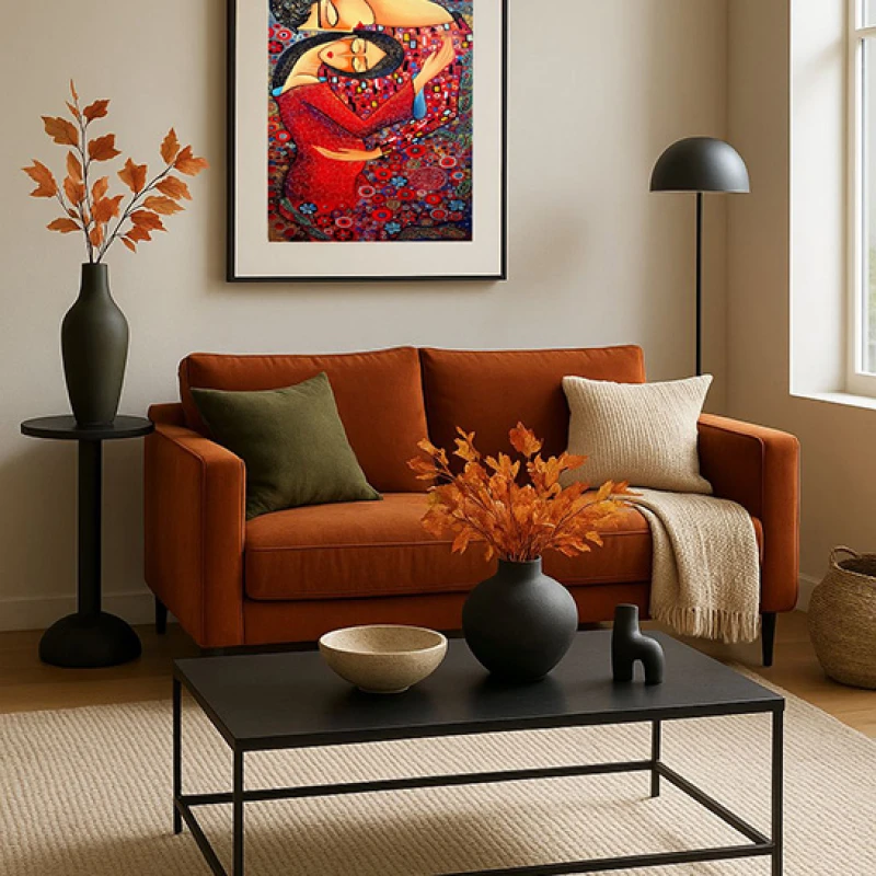 Bătăi de Inimi - Tablou abstract