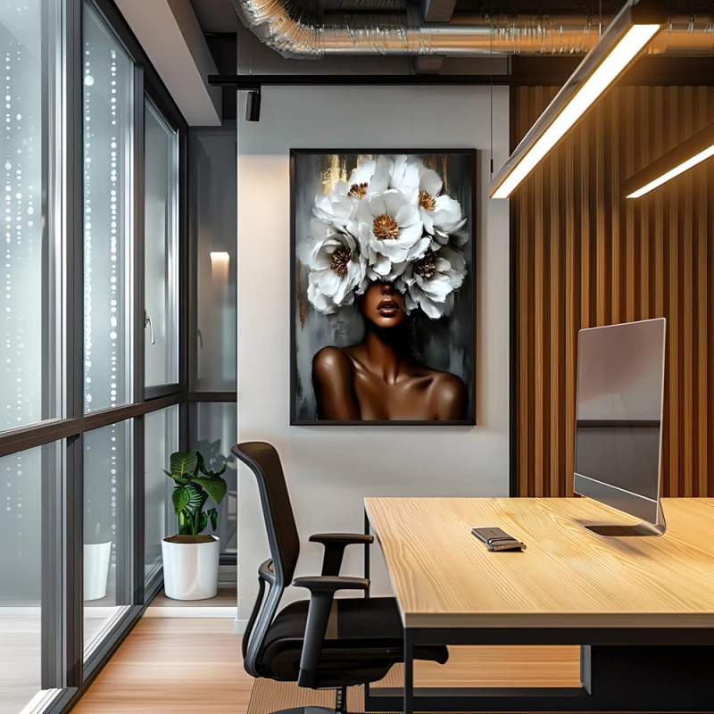 Printre Flori - Tablou abstract