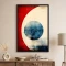 Tablou abstract cu ramă - Lumina Lumii, tablou abstract modern, perfect pentru living, birou, hol