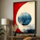 Tablou abstract cu ramă - Lumina Lumii, tablou abstract modern, perfect pentru living, birou, hol Tablou abstract cu ramă - Lumina Lumii, tablou abstract modern, perfect pentru living, birou, hol