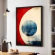 Tablou abstract cu ramă - Lumina Lumii, tablou abstract modern, perfect pentru living, birou, hol Tablou abstract cu ramă - Lumina Lumii, tablou abstract modern, perfect pentru living, birou, hol