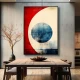 Tablou abstract cu ramă - Lumina Lumii, tablou abstract modern, perfect pentru living, birou, hol Tablou abstract cu ramă - Lumina Lumii, tablou abstract modern, perfect pentru living, birou, hol
