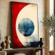 Tablou abstract cu ramă - Lumina Lumii, tablou abstract modern, perfect pentru living, birou, hol Tablou abstract cu ramă - Lumina Lumii, tablou abstract modern, perfect pentru living, birou, hol