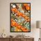 Tablou abstract cu ramă - Energie Solară, tablou abstract modern, perfect pentru living, birou, hol